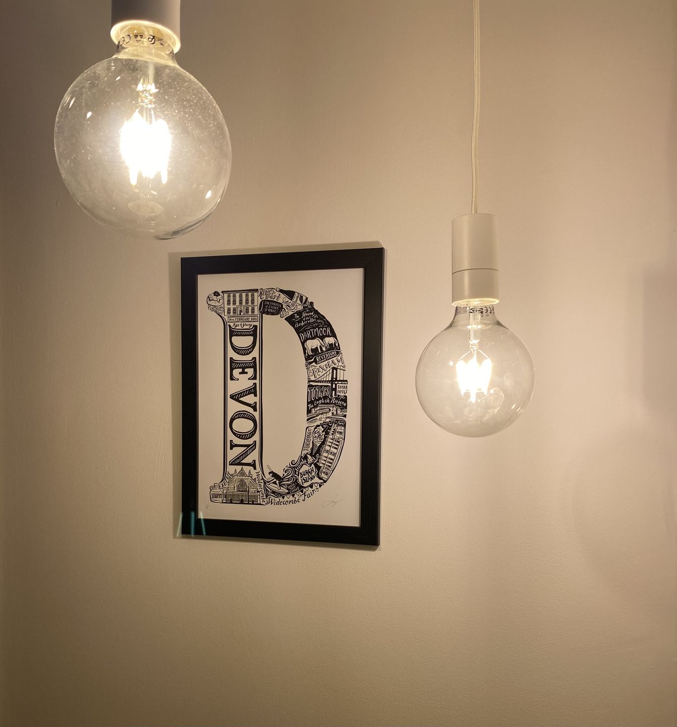 Customer photo review of Personalised Graduation Print
