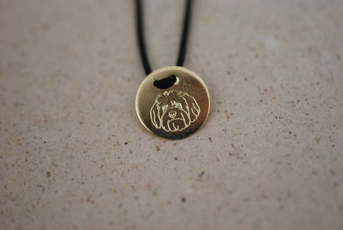 Customer photo review of Extra 14K Gold Pendant*