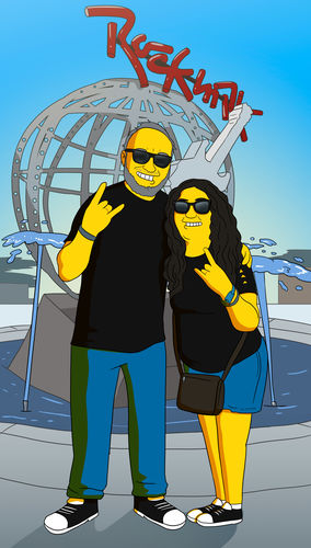 Customer photo review of RETRATO EM ARQUIVO DIGITAL FAMILIA AMARELA