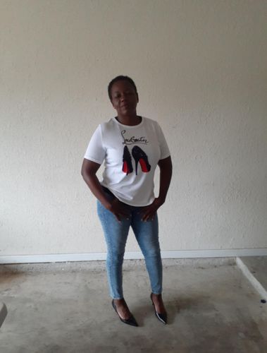 Customer photo review of High Heels Printed Tee