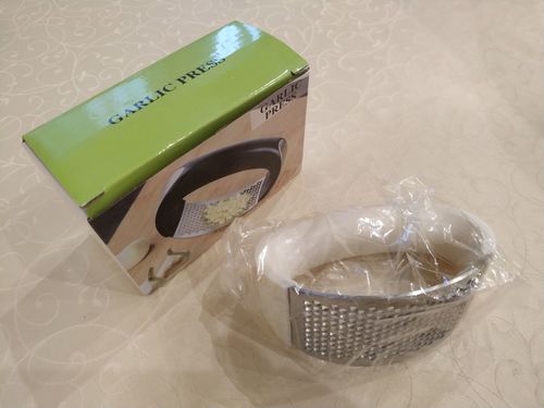 Customer photo review of Multifunktionel hvidløgsknuser