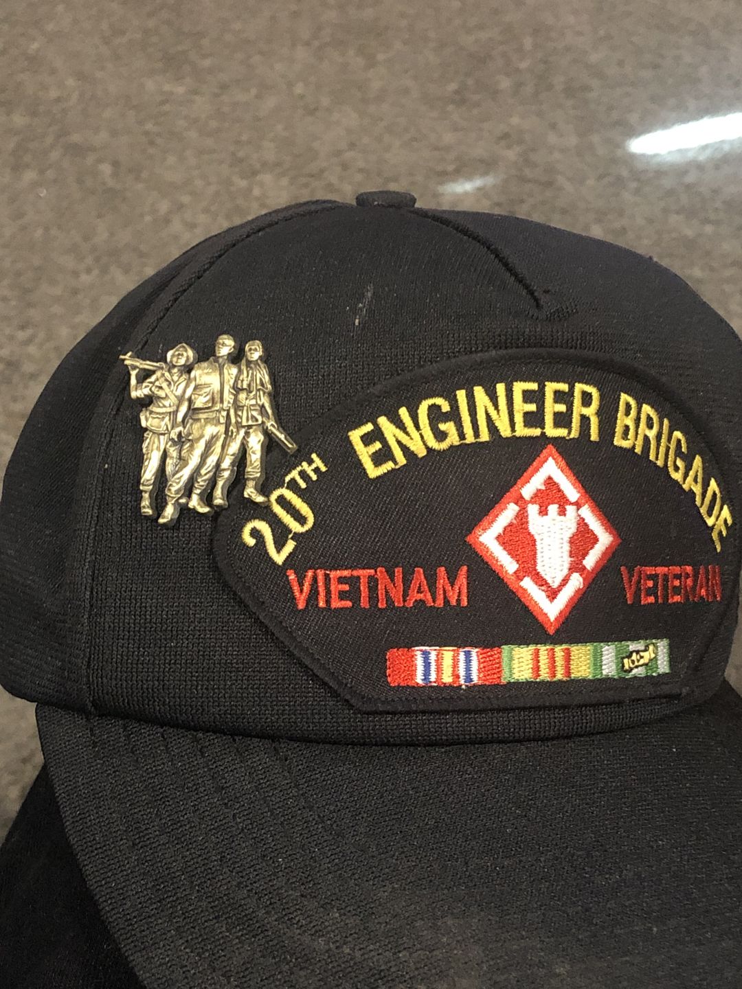 Customer photo review of Vietnam Veteran Pin