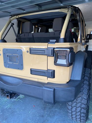 Customer photo review of JK to JL Conversion Tail Lights - Black for 07-18 JEEP WRANGLER JK/ JKU