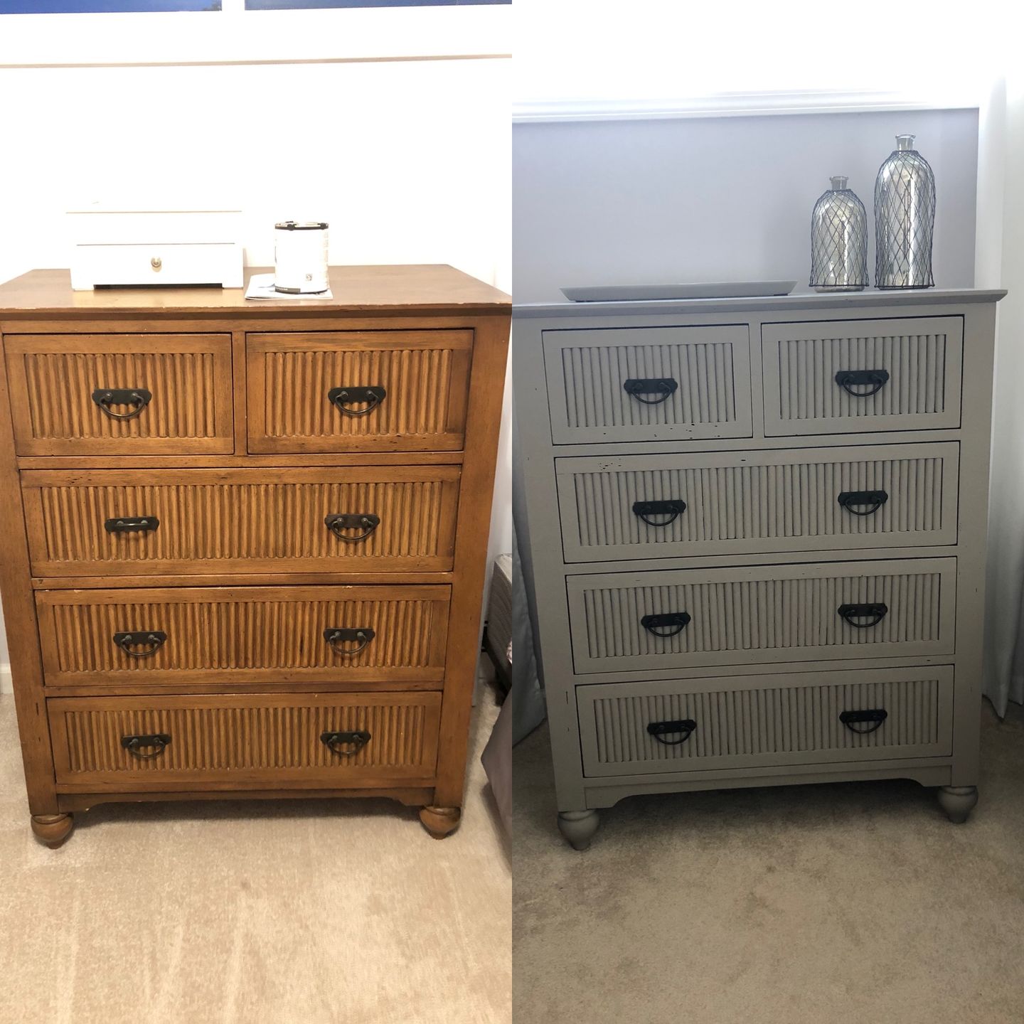 Customer photo review of Selznick Grey - One Step Paint