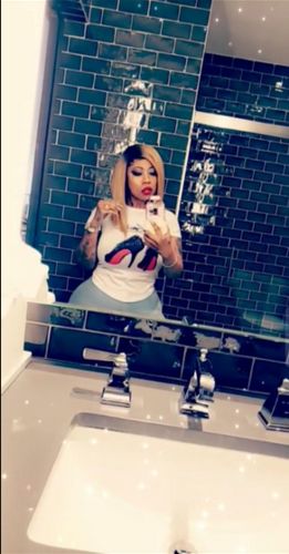 Customer photo review of High Heels Printed Tee
