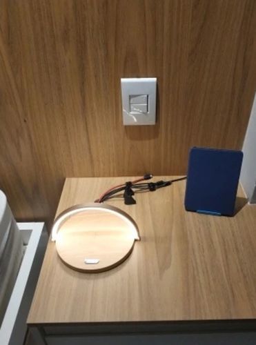 Customer photo review of Trådløs opladnings bordlampe