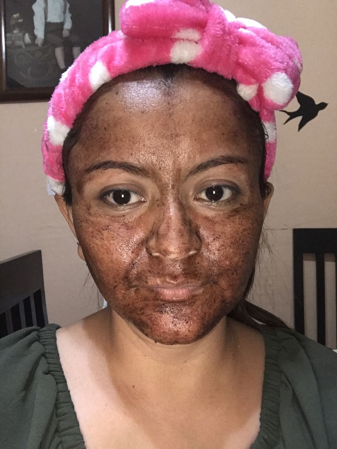 Customer photo review of Mask & Scrub / Mascarilla - Exfoliante de Tepezcohuite