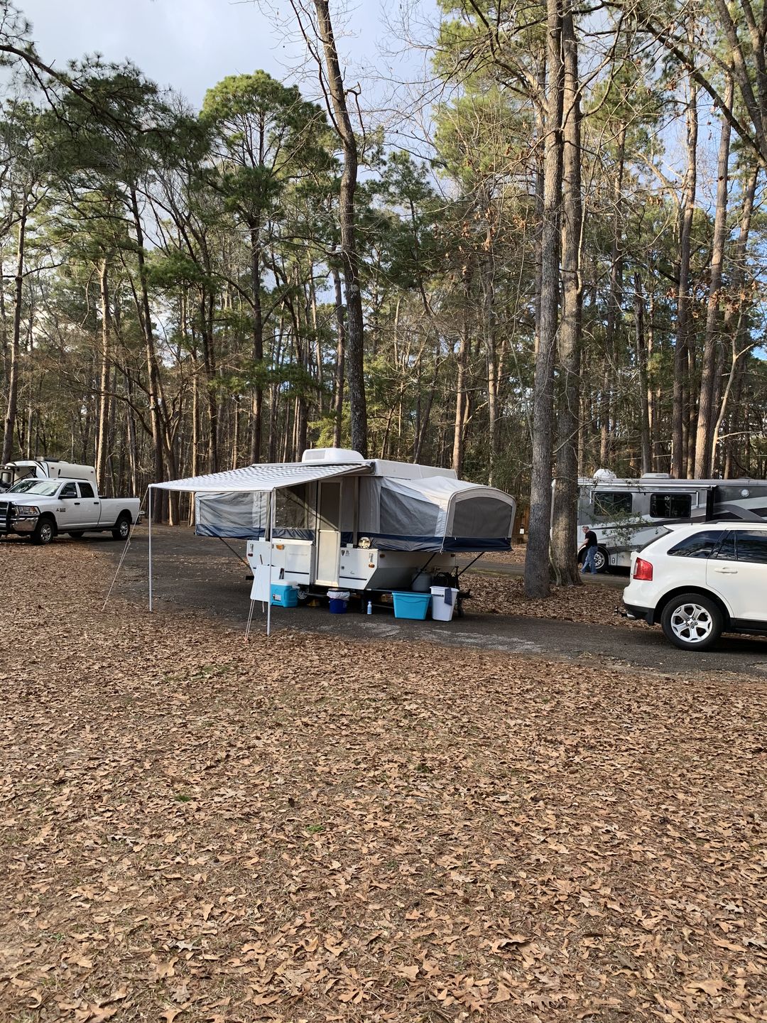 Customer photo review of Vertical Awning Pole