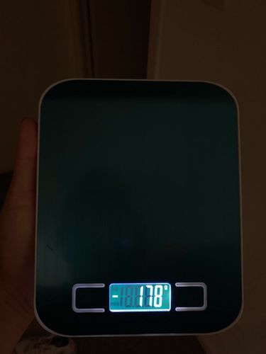 Customer photo review of Nouvelle Balance de précision pour peser les ingrédients