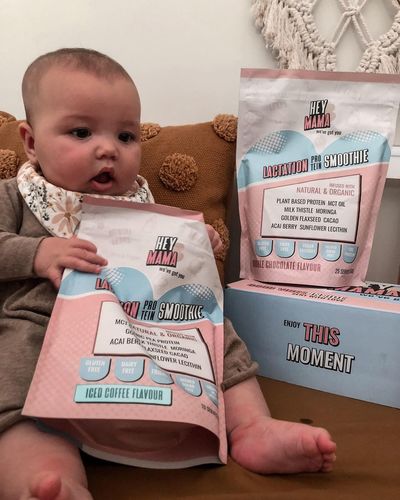 Customer photo review of A LITTLE EXTRA BUNDLE - Lactation Protein Smoothie 750g AND 300g (Choose any 2 flavours)