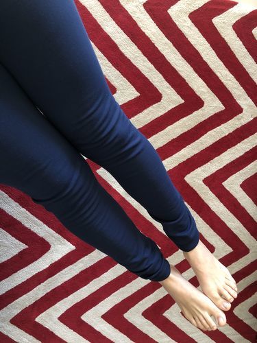 Customer photo review of Athleivate WinterWarm Fleece Leggings