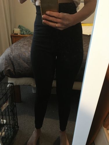 Customer photo review of Athleivate WinterWarm Fleece Leggings