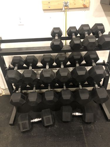 Customer photo review of Hex Head Dumbbell (singles)