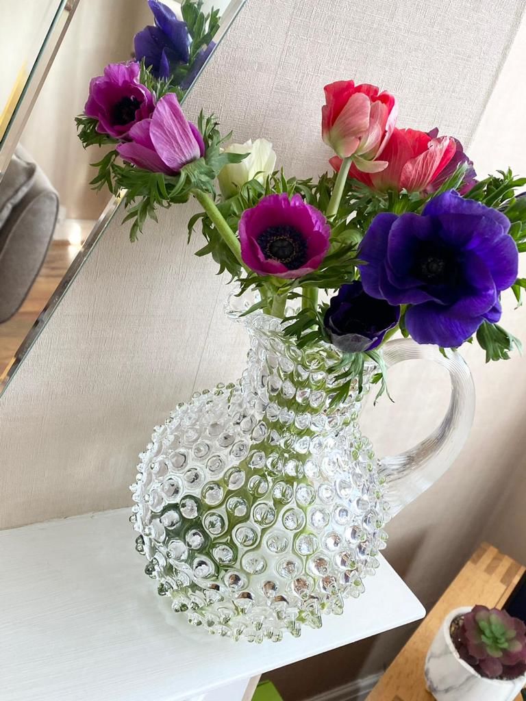 Customer photo review of Crystal Hobnail Jug