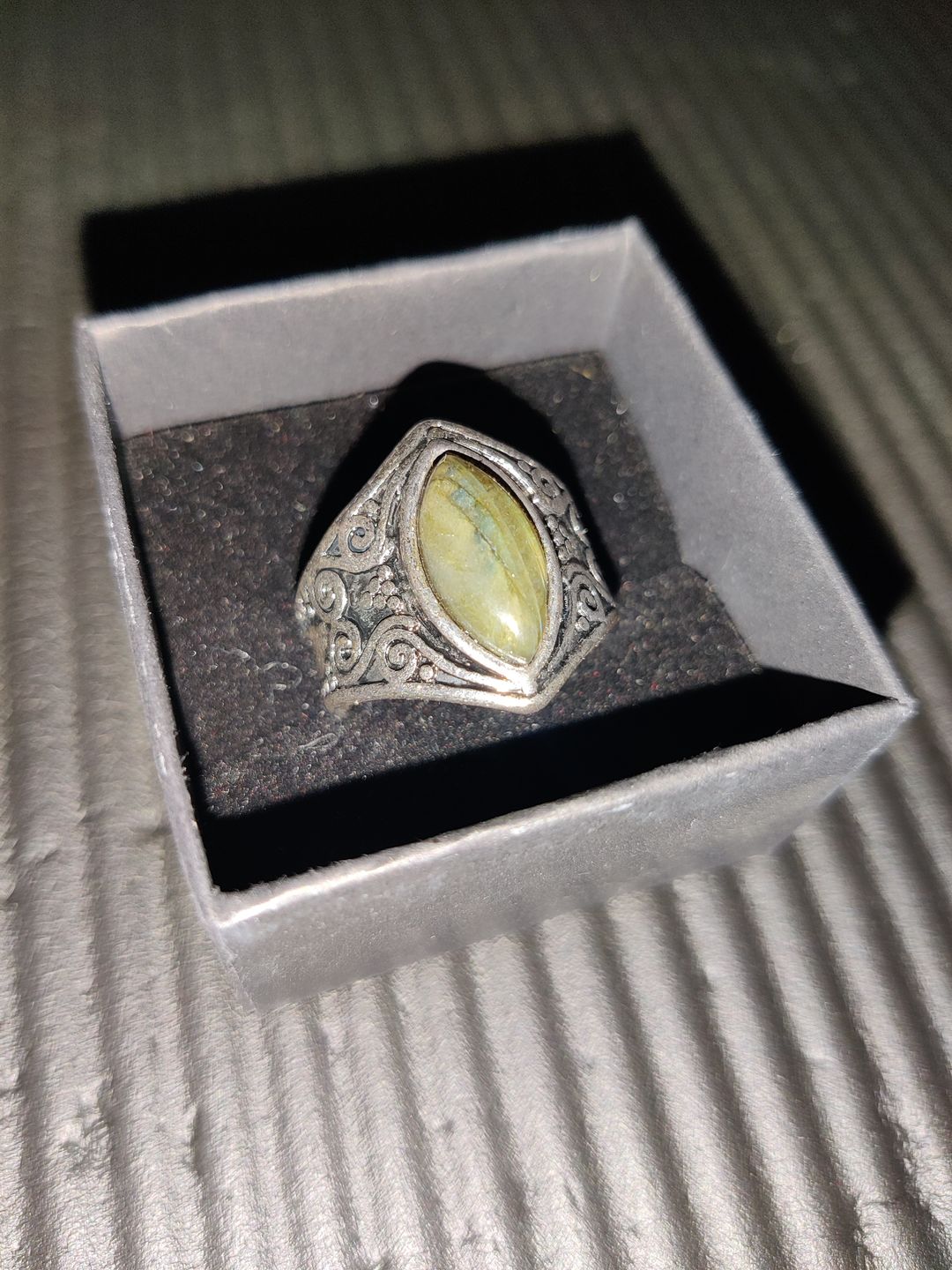 Customer photo review of Awakening Labradorite Ring