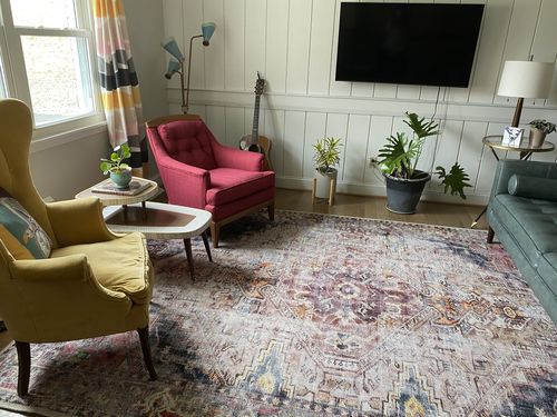 Customer photo review of Distressed Vintage Derya Multi Area Rug