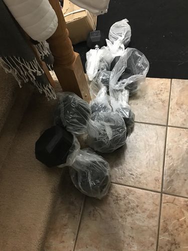 Customer photo review of Hex Head Dumbbell (singles)