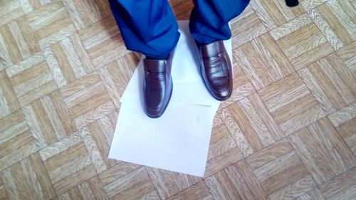 Customer photo review of Designer Business Dress Shoes