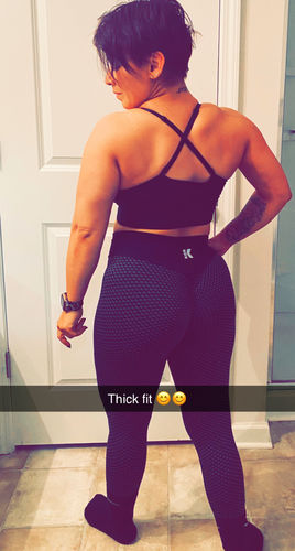 Liz C. review of Booty Lifting | Anti Cellulite Leggings image 1 out of 1