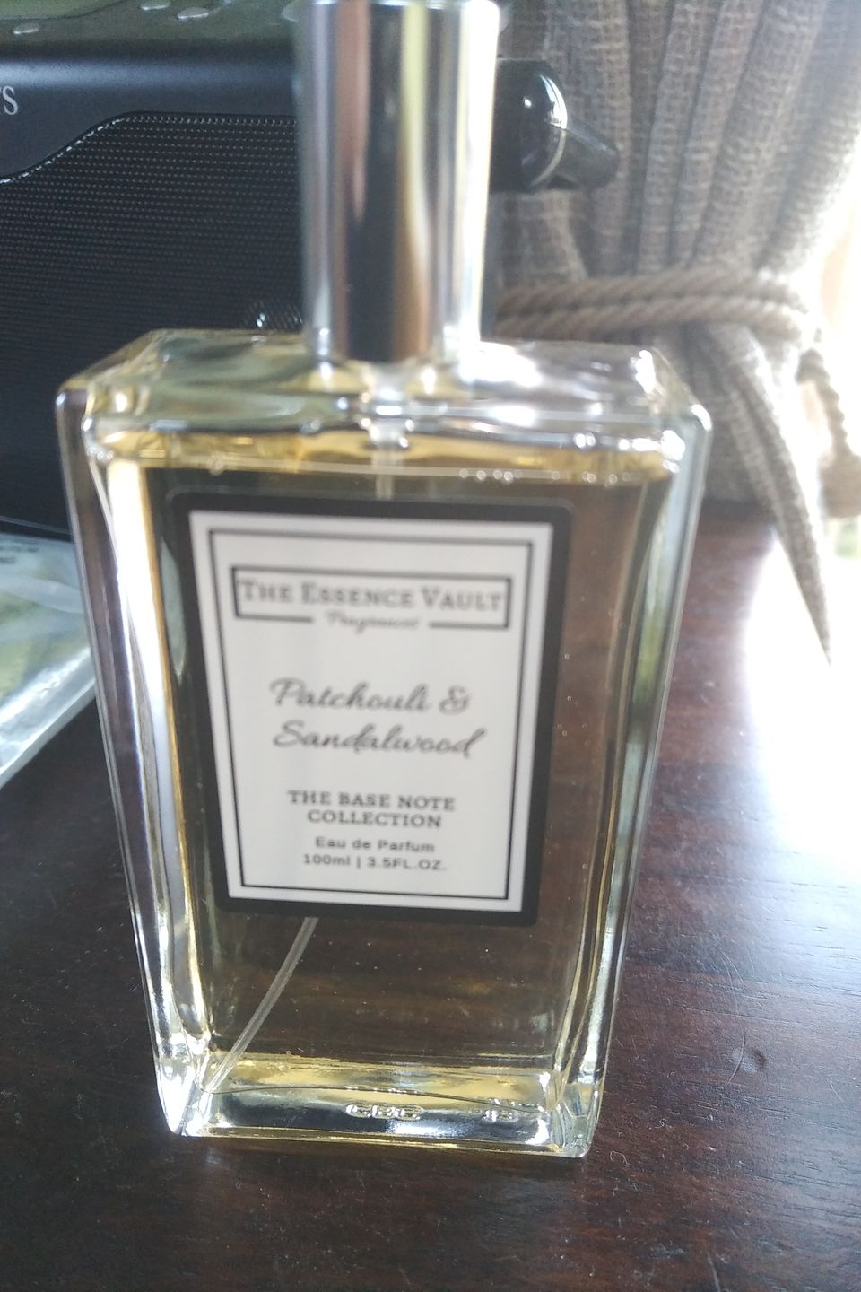 Customer photo review of Patchouli & Sandalwood Eau De Parfum