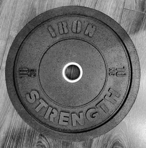 Customer photo review of NEW Iron-Strength Olympic Hi Temp Black Bumper Plates