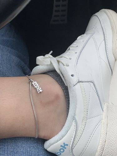 Customer photo review of ily (chinese) anklet