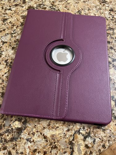 Customer photo review of Premium Leather iPad Case