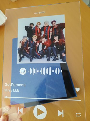 Customer photo review of Plaque personnalisée