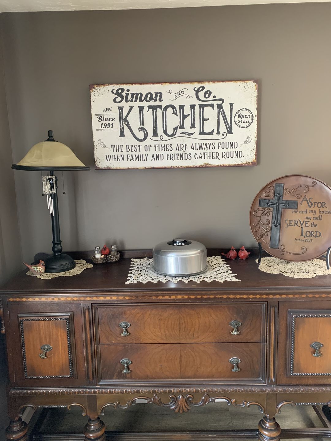 Customer photo review of Personalized - Kitchen Best of Times - Canvas