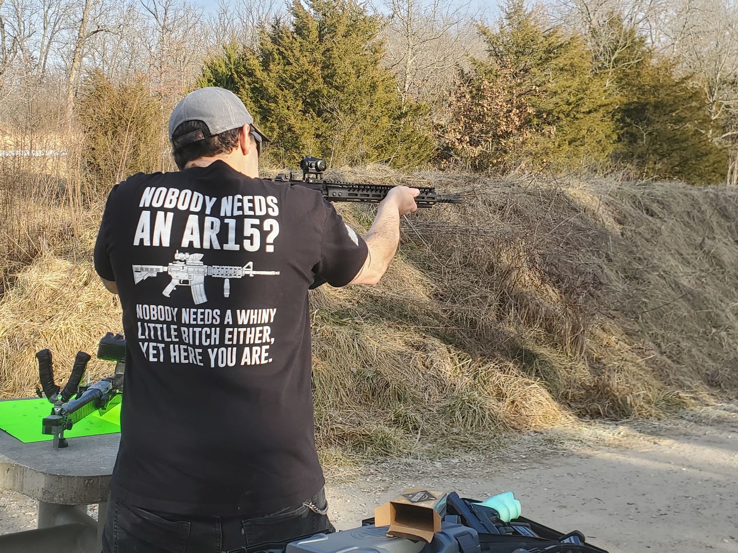 Customer photo review of Nobody Needs An AR15?