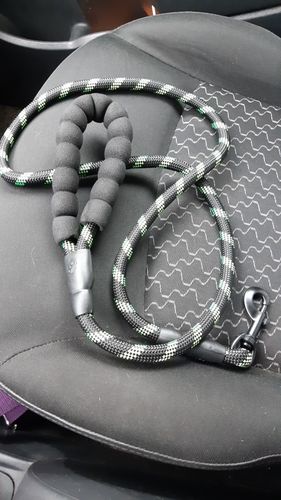 Customer photo review of Long Reflective Dog Lead