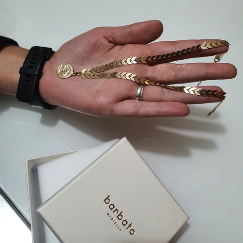 Customer photo review of Collana Dorata Deepali