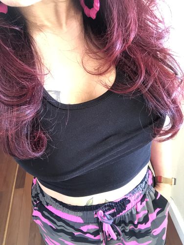 Customer photo review of Melly Top  Black