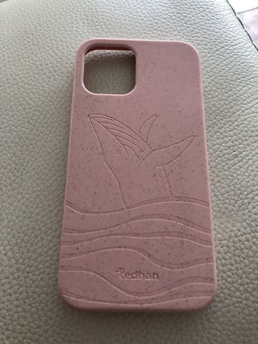 Customer photo review of Eco Friendly iPhone 12 Pro Max Phone Case - Whale 2.0 in Blush Pink