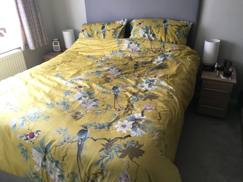 Customer photo review of Duvet Cover Set - Golden Birds