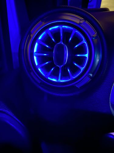 Customer photo review of Turbo Air AC Vent w/ Ambient Light for 11-18 Jeep Wrangler JK)