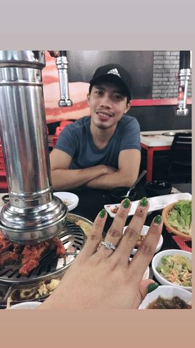 Customer photo review of 1.5ct Slovenia Engagement Ring