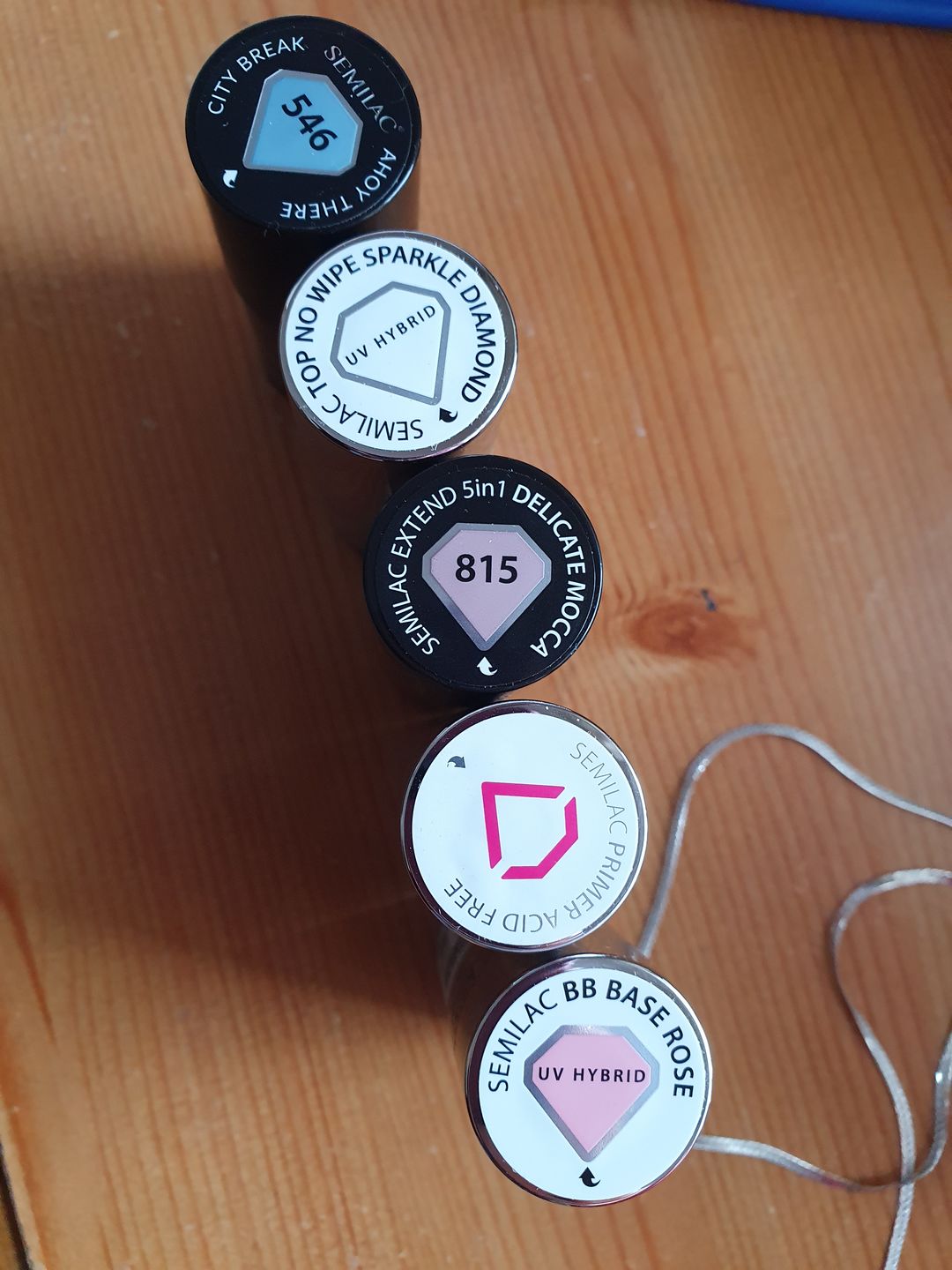 Customer photo review of Semilac BB Base Rose UV Gel Polish 7 ml