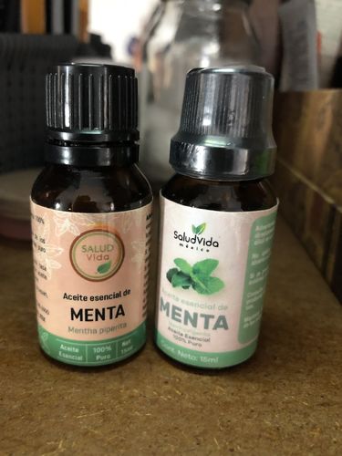 Customer photo review of Aceite esencial de menta (Mentha Piperita spp)
