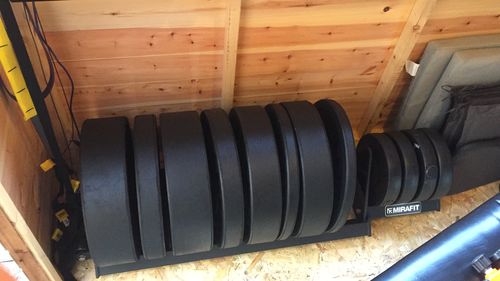Customer photo review of Hi Temp Olympic Bumper Plate DEAL Up to 70 % off