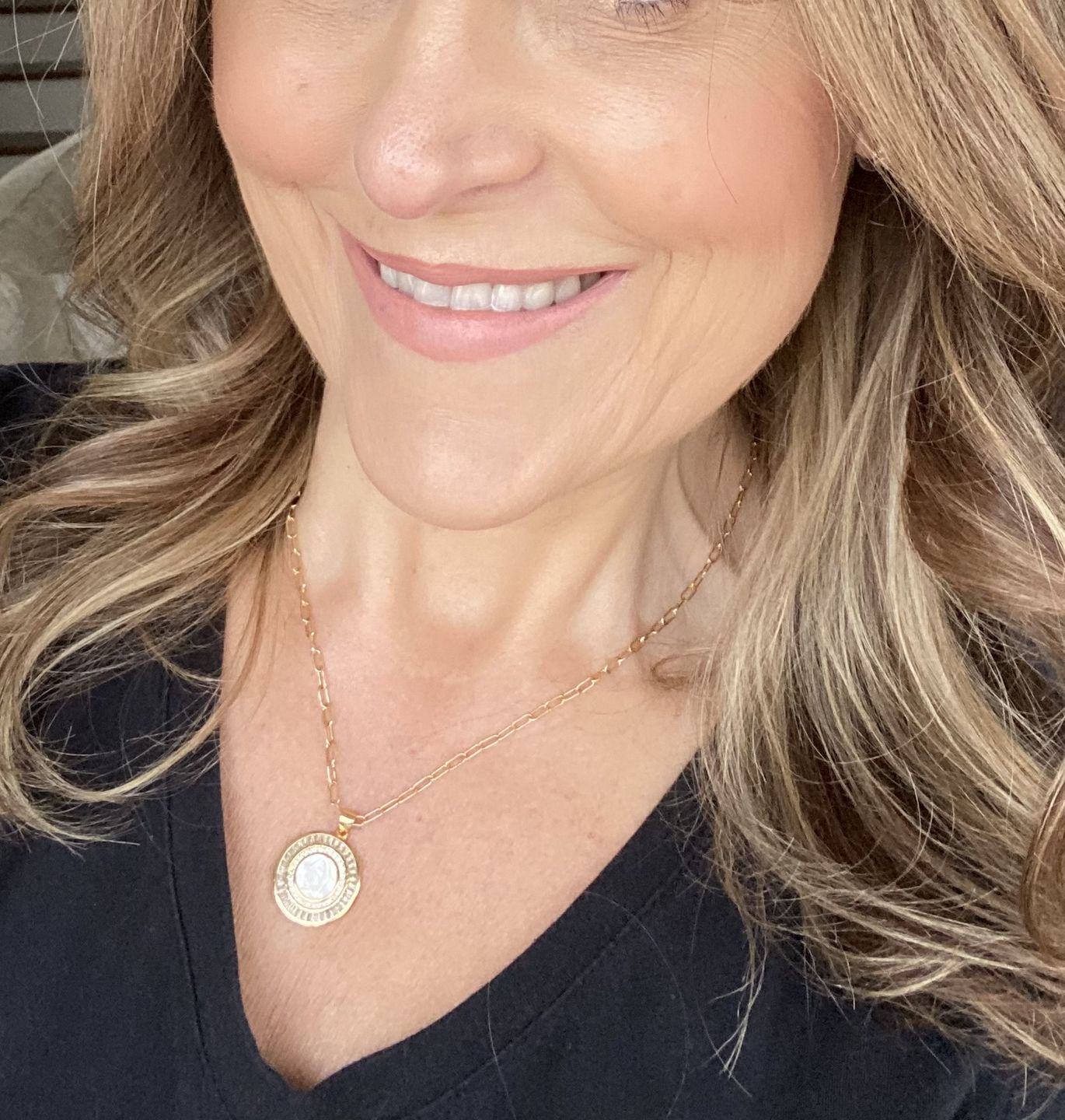 Customer photo review of Mother Mary Necklace