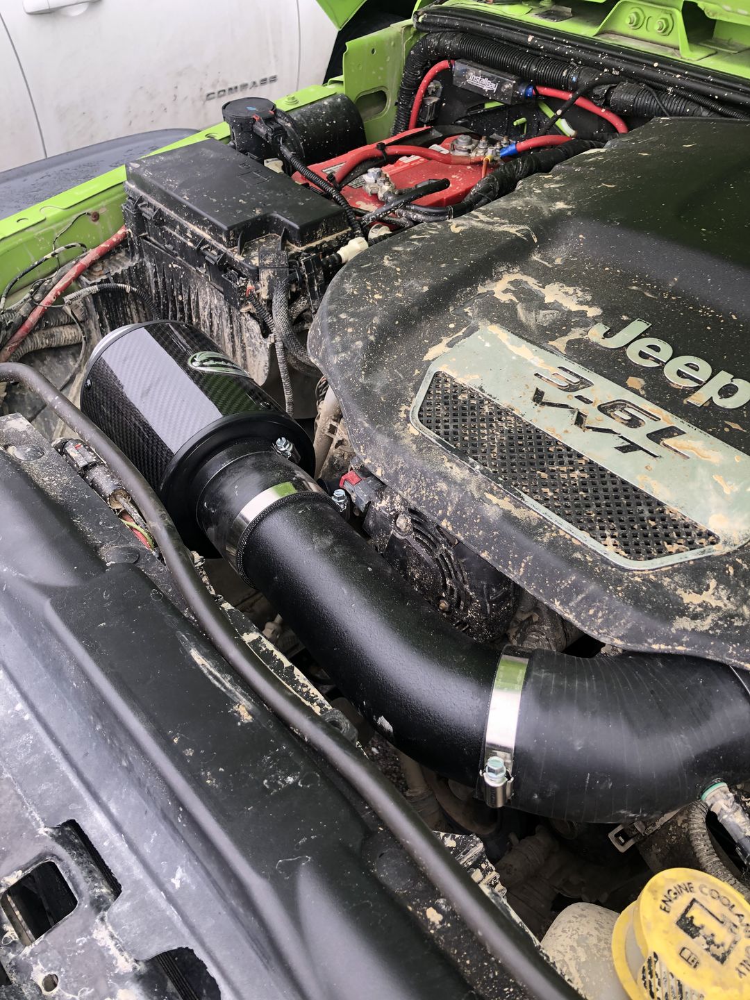 Customer photo review of 2012 - 2018 JEEP Wrangler JK RIPP Cold Air Intake Kit