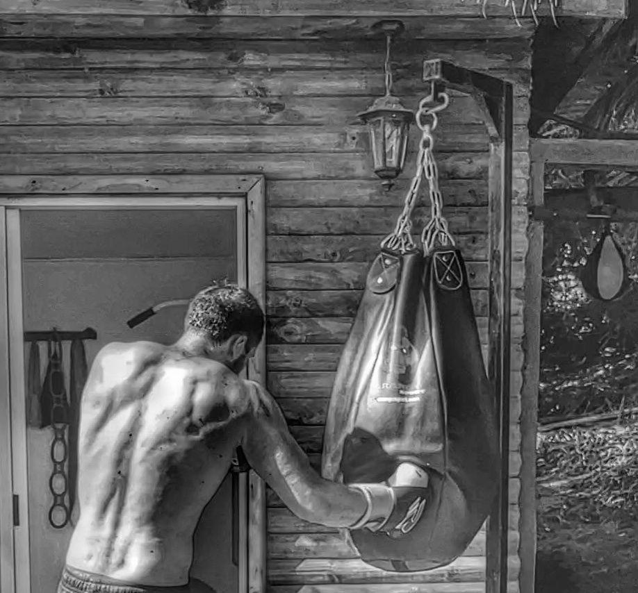 Customer photo review of Saco de Boxeo Pera XL