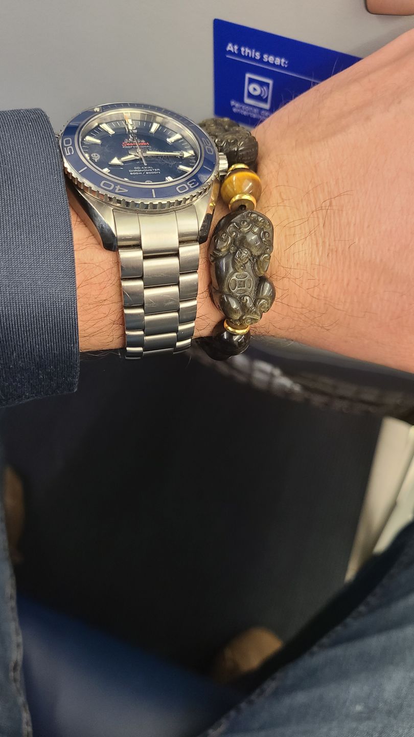 Customer photo review of Natural Gold Obsidian Double Pi Yao Wealth Bracelet