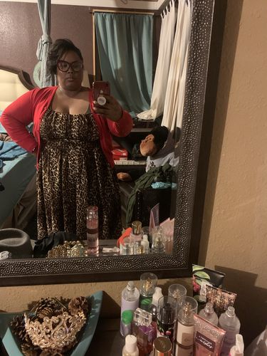 Customer photo review of Ingenue Dress in Vintage Leopard Print - Vixen by Micheline Pitt