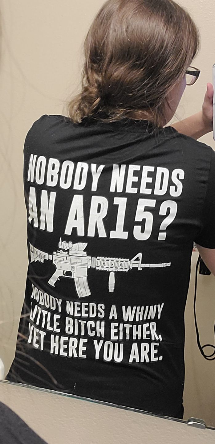 Customer photo review of Nobody Needs An AR15?