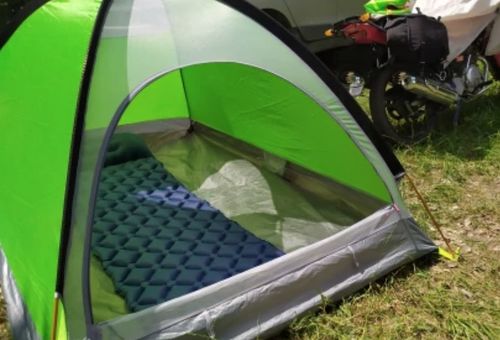 Customer photo review of MountainMat® - The #1 Outdoor Mattress & Pillow