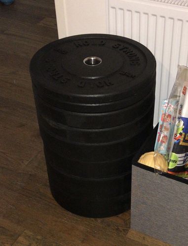 Customer photo review of Bauer Olympic Rubber 2.5kg to 25kg Premium Plate