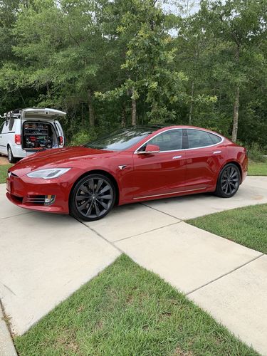 Customer photo review of blue shine™ | premium tire shine