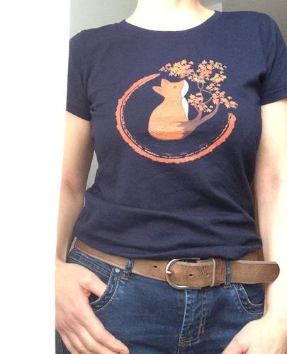 Customer photo review of HERBSTFUCHS  - Bio Damen Shirt